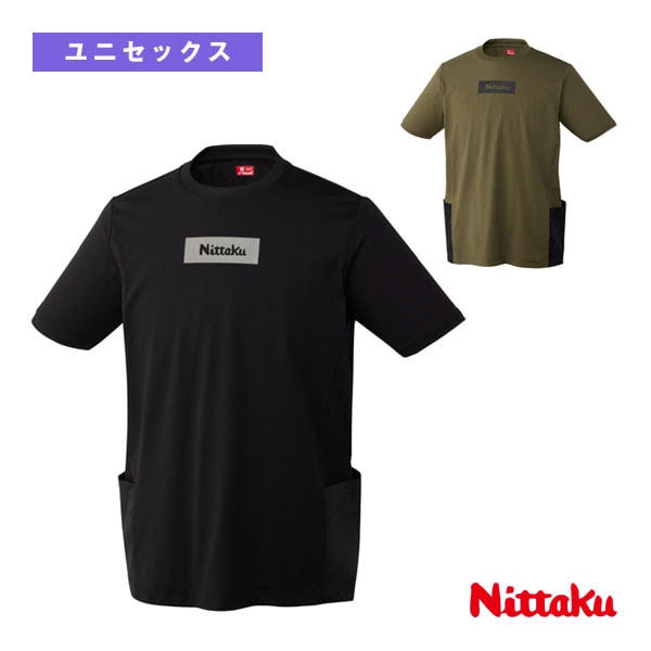 [ニッタク 卓球ウェア（メンズ/ユニ）] WポケットTシャツ W POCKET T-SHIRT ユニセックス NX-2017