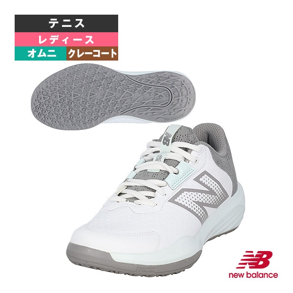 [ニューバランス テニスシューズ] 696 v6 O D （標準） オムニ クレーコート用 レディース W6968FMD