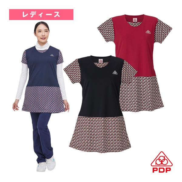 [PDP テニスウェア（レディース）] ワンピース／レディース（PTW-4102）