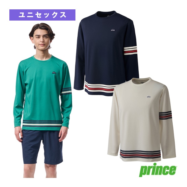 [プリンス テニスウェア（メンズ/ユニ）] ロングスリーブシャツ ユニセックス MF5027