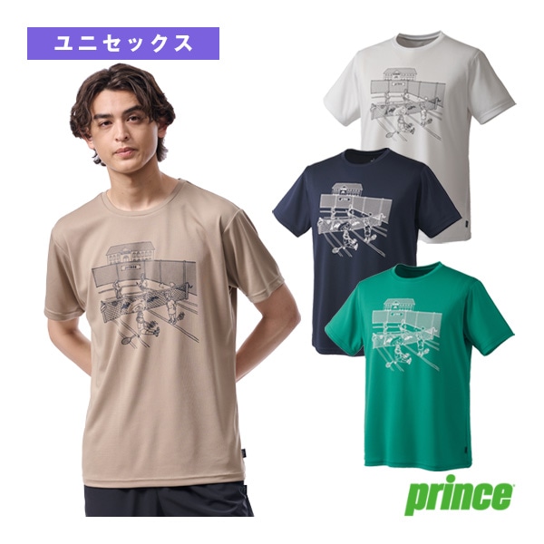 [プリンス テニスウェア（メンズ/ユニ）] Tシャツ ユニセックス MF5028