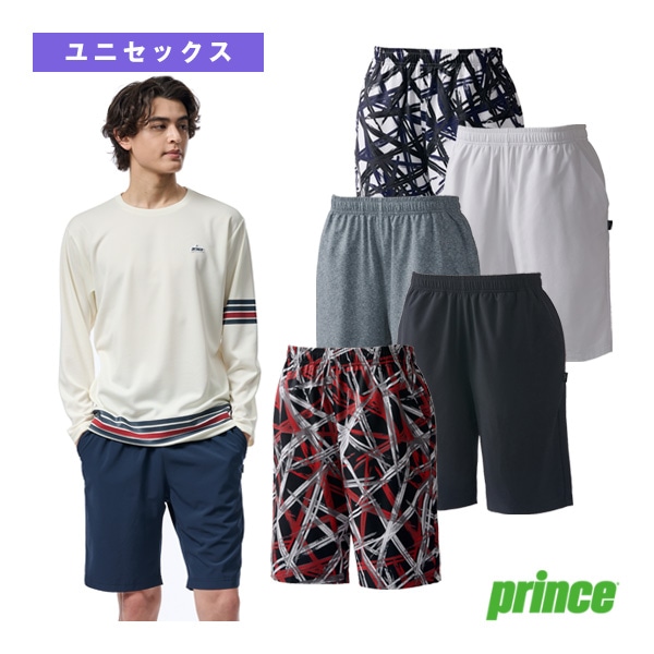 [プリンス テニスウェア（メンズ/ユニ）] ストレッチハーフパンツ ユニセックス MF5210