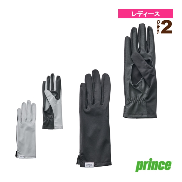 [プリンス テニスアクセサリ・小物] 抗菌グローブロング 穴あき レディース PG985