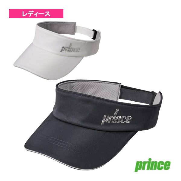 [プリンス テニスアクセサリ・小物] ラインストーンバイザー レディース PH575