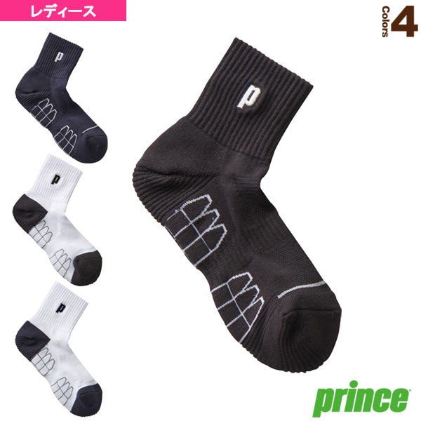 [プリンス テニスウェア（レディース）] 極厚レッグホールドショートソックス レディース PS359