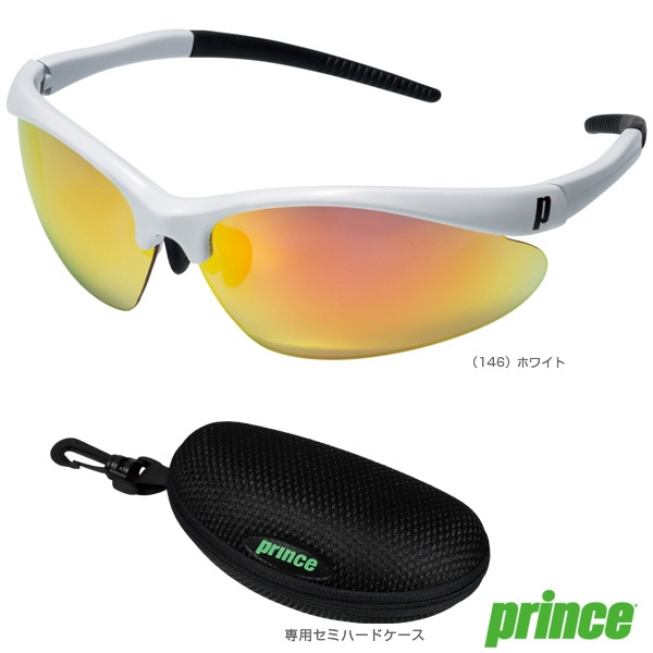 [プリンス テニスアクセサリ・小物] プレミアハイコントラストクールミラー偏光サングラス ホワイト PSU630-146