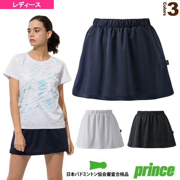 [プリンス テニス・バドミントンウェア（レディース）] スパッツ付スコート／レディース（TML324T）