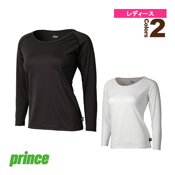 [プリンス テニスアンダーウェア] ICEDRY クルーネックロングスリーブシャツ レディース UW835