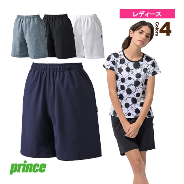 [プリンス テニスウェア（レディース）] ストレッチハーフパンツ レディース WA3324
