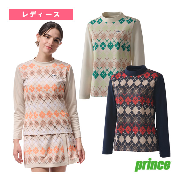 [プリンス テニスウェア（レディース）] ロングスリーブシャツ レディース WF5077