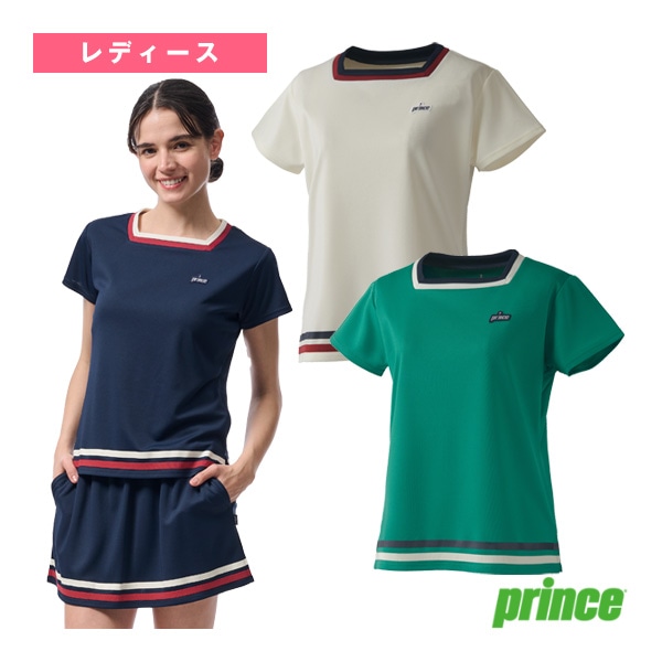[プリンス テニスウェア（レディース）] ゲームシャツ レディース WF5080