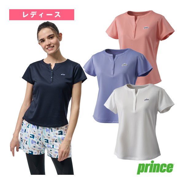 [プリンス テニスウェア（レディース）] ゲームシャツ レディース WF5091