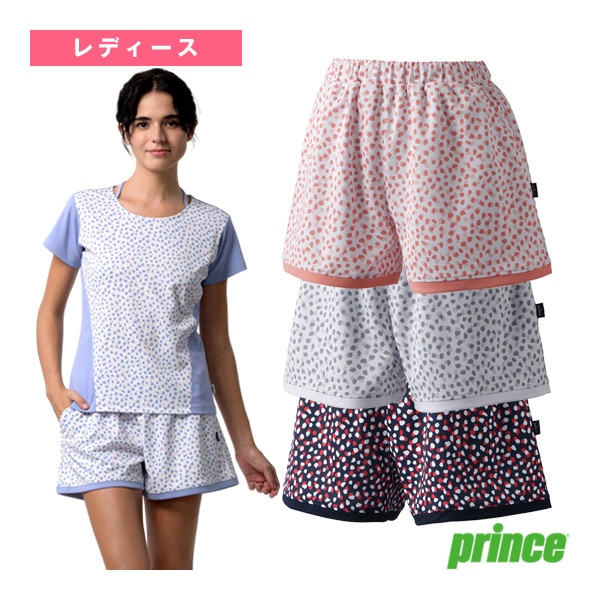 [プリンス テニス・バドミントンウェア（レディース）] キュロット／レディース（WS4304）