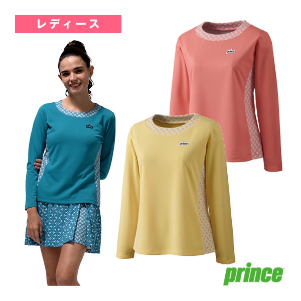 [プリンス テニスウェア（レディース）] ロングスリーブシャツ レディース WS5060