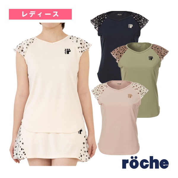 [ローチェ（roche） テニスウェア（レディース）] ゲームシャツ レディース 258508