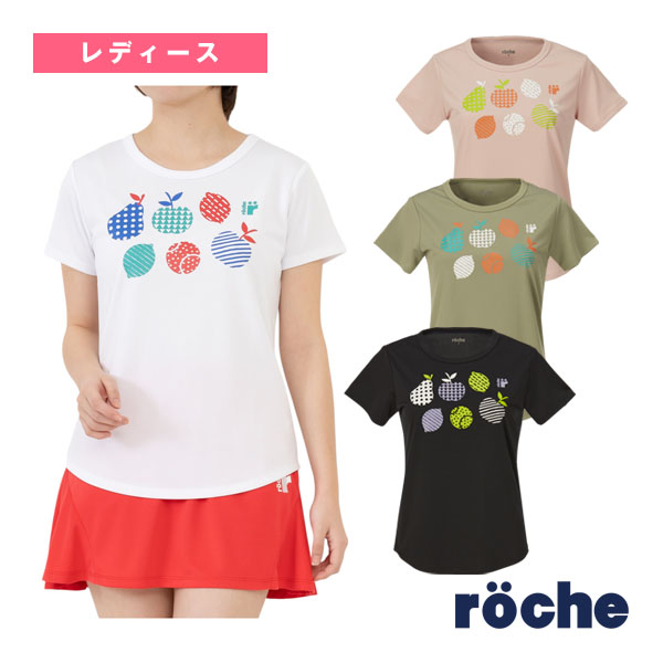 [ローチェ（roche） テニスウェア（レディース）] プラクティスTシャツ レディース 258518