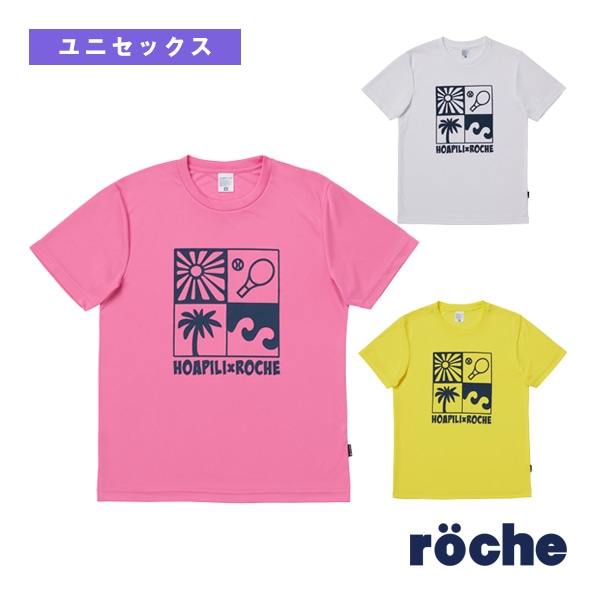 [ローチェ（roche） テニスウェア（メンズ/ユニ）] HOAPILI rocheコラボTシャツ／ユニセックス（H-0002）
