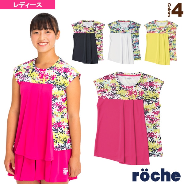 [ローチェ（roche） テニス・バドミントンウェア（レディース）] ゲームシャツ／レディース（R9S32V）