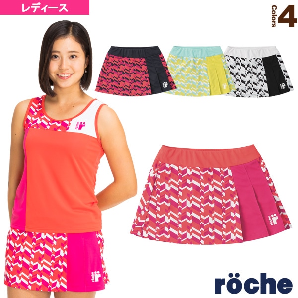 [ローチェ（roche） テニス・バドミントンウェア（レディース）] スコート／レディース（R9S40K）