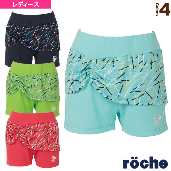 [ローチェ（roche） テニス・バドミントンウェア（レディース）] ショートパンツ／レディース（RA406）