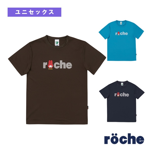 [ローチェ（roche） テニスウェア（メンズ/ユニ）] サンリオキャラクターズrocheコラボTシャツ／My Melody／ユニセックス（S0012）