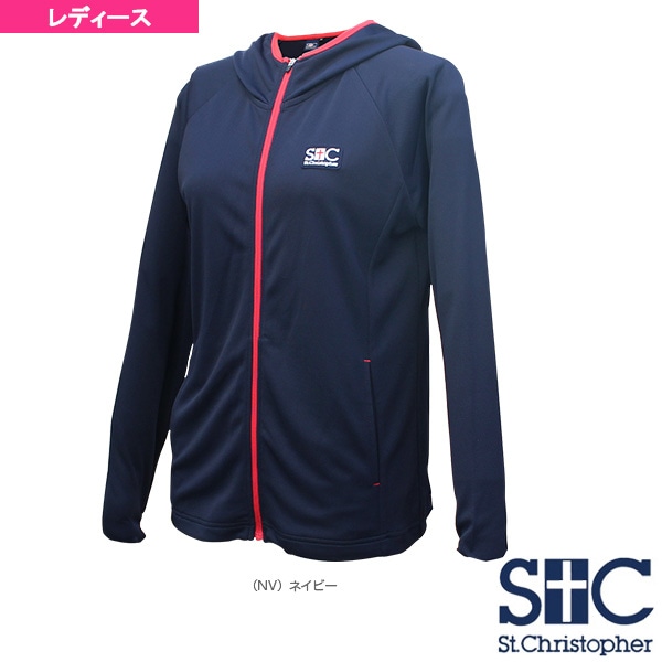 [セントクリストファー テニス・バドミントンウェア（レディース）] ソフトUVパーカー／レディース（STC-BAW2259）