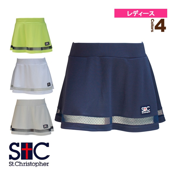 [セントクリストファー テニス・バドミントンウェア（レディース）] ヘムレースゲームスコート／レディース（STC-BCW2332）