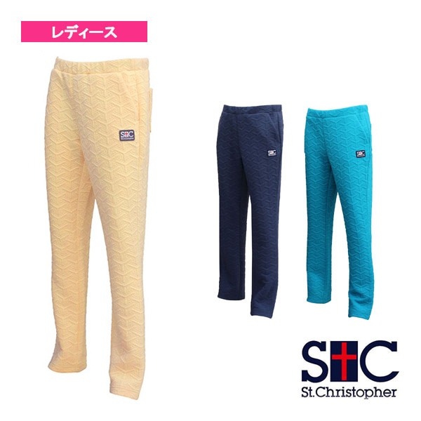[セントクリストファー テニス・バドミントンウェア（レディース）] デュアルレイヤードキルトロングパンツ／レディース（STC-BCW6446）