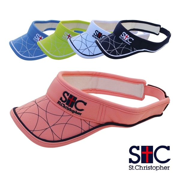 [セントクリストファー テニスアクセサリ・小物] クロワゾンサンバイザー（STC-BDA4720）