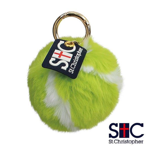 [セントクリストファー テニスアクセサリ・小物] ファーボールチャームSi シリコンワッペン STC-BDA4806