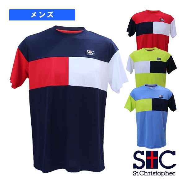 [セントクリストファー テニス・バドミントンウェア（メンズ/ユニ）] ブレストスウィッチゲームシャツ／メンズ（STC-BDM1363）