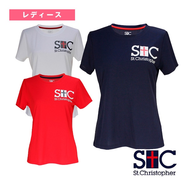 [セントクリストファー テニス・バドミントンウェア（レディース）] STCプラクティスシャツ／レディース（STC-BDW2401）