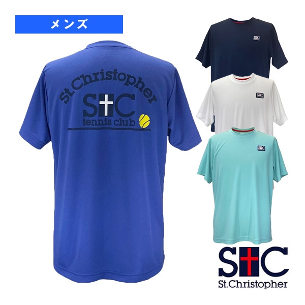 [セントクリストファー テニスウェア（メンズ/ユニ）] バックSTCロゴプラクティスシャツ メンズ STC-BEM5541