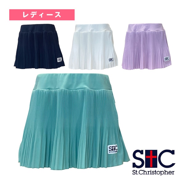 [セントクリストファー テニスウェア（レディース）] クリスタルプリーツゲームスコート レディース STC-BEW6502