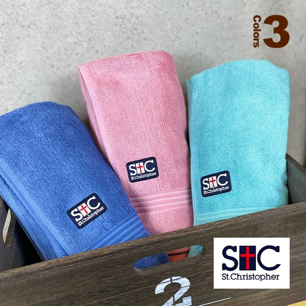 [セントクリストファー テニスアクセサリ・小物] St.Christopher-Christy Finesse コラボ／バスタオル（STC-BKA4201）