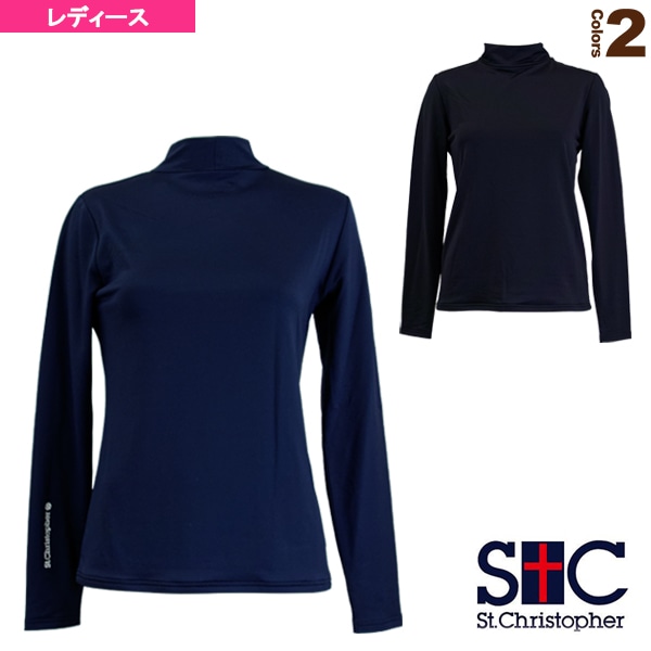 [セントクリストファー テニス・バドミントンアンダーウェア] ロングスリーブインナーシャツ／レディース（STC-BKW6217）