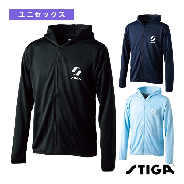 [スティガ 卓球ウェア（メンズ/ユニ）] STIGAドライジップパーカー JP-2 DRY ZIP PARKER JP-2 ユニセックス 1840-2701／1840-2806／1840-2906
