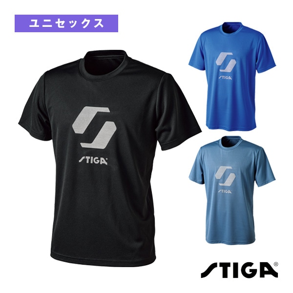 [スティガ 卓球ウェア（メンズ/ユニ）] STIGAシリコンロゴTシャツ STIGA SILICON LOGO T SHIRT ユニセックス 1840-5401／1840-5506／1840-5606