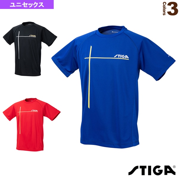 [スティガ 卓球ウェア（メンズ/ユニ）] ファイテンコラボシャツ COLLABO SHIRTS WITH PHITEN ユニセックス 1854-4711／1854-4866／1854-5655