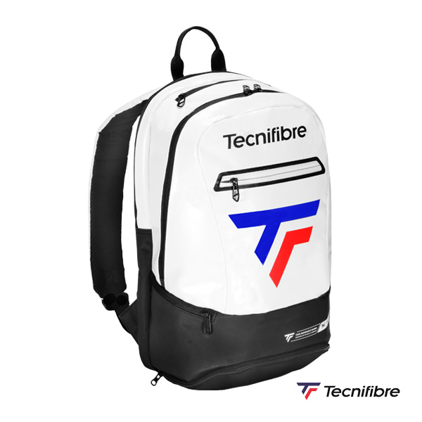 [テクニファイバー テニスバッグ] ツアーエンデュランスホワイトバックパック TOUR ENDU WHITE BACKPACK 40TOUW25BP