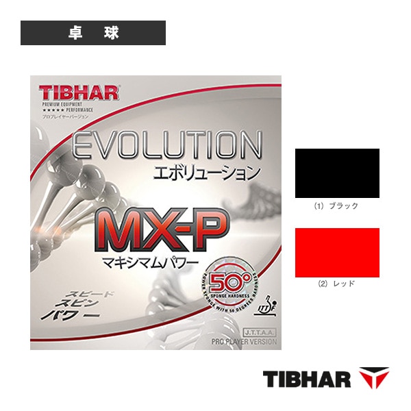 [ティバー 卓球ラバー] エボリューションMX-P 50° EVOLUTION MX-P 50° TJR121