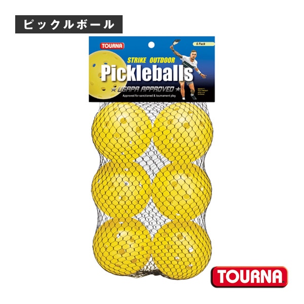 [トーナ ピックルボールボール] ピックルボール／アウトドア用／6個入（PIKL6OYO）