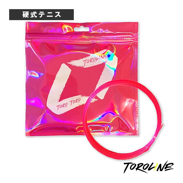 [トロライン テニスストリング（単張）] TOROTORO PINK 123／トロトロ ピンク／1.23mm