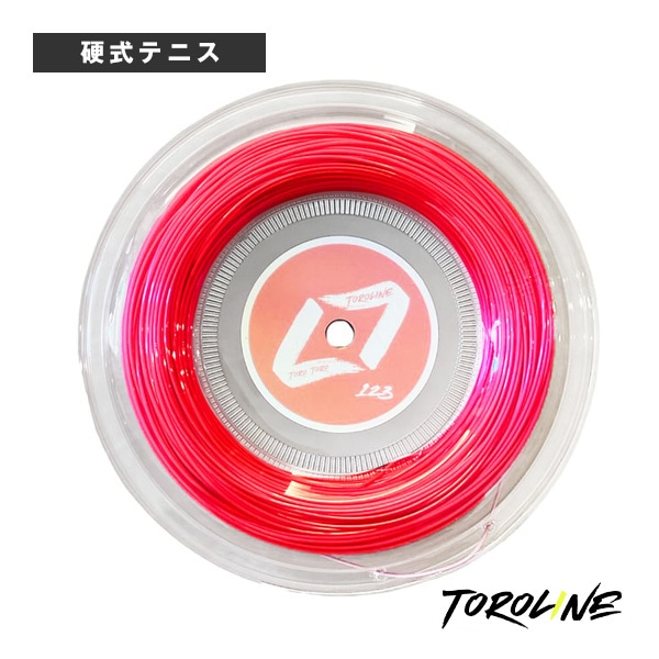 [トロライン テニスストリング（ロール他）] TOROTORO PINK 123 トロトロ ピンク 100mロール 1.23mm