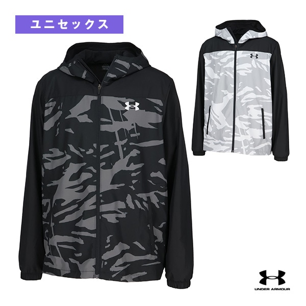 [アンダーアーマー オールスポーツウェア（メンズ/ユニ）] トリコットウーブンフルジップフードジャケット UA TRICOT WOVEN FULL-ZIP HOODED JACKET ユニセックス 6007972