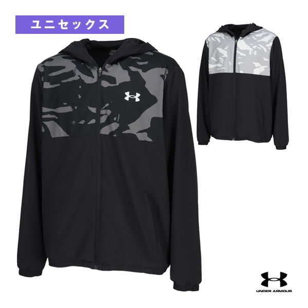 [アンダーアーマー オールスポーツウェア（メンズ/ユニ）] ウーブンフルジップフードジャケット UA WOVEN FULL-ZIP HOODED JACKET ユニセックス 6007975