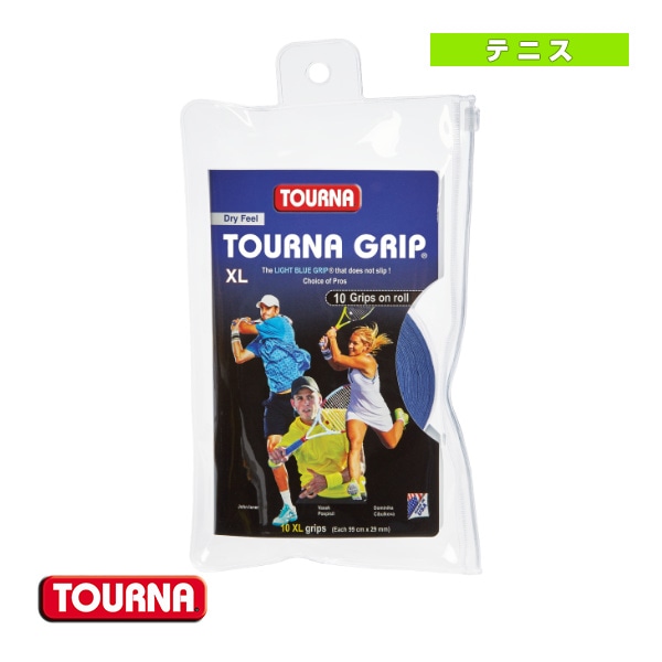 [トーナ テニスアクセサリ・小物] トーナグリップオリジナルXL ドライ・ロングタイプ 10本入 TG-10-XLPP
