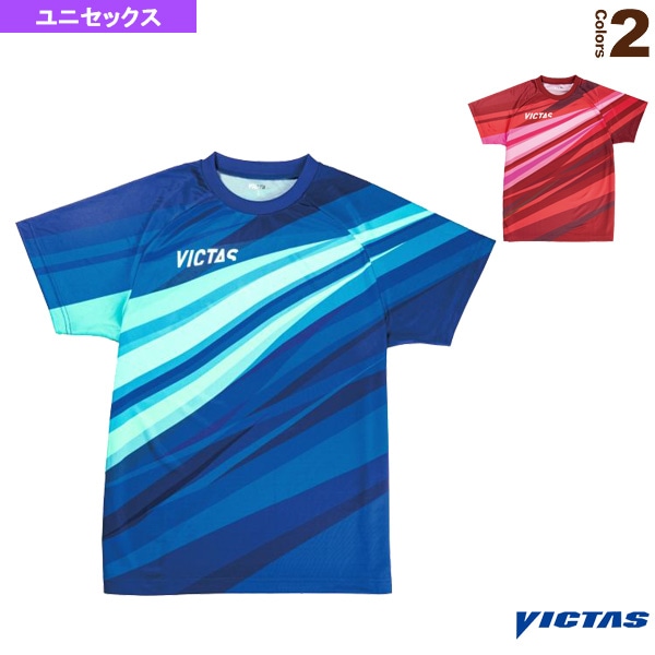 [ヴィクタス 卓球ウェア（メンズ/ユニ）] V-レプリカTシャツ／ユニセックス（532112）