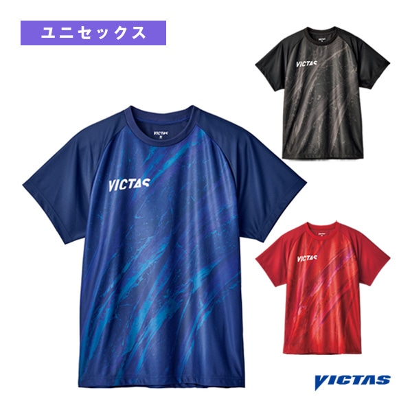 [ヴィクタス 卓球ウェア（メンズ/ユニ）] V-NTS413 プラクティスシャツ ユニセックス 532401