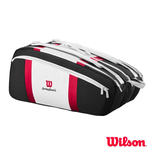 [ウィルソン テニスバッグ] カーレッジコレクション ラケットバッグ／COURAGE COLLECTION RACQUET BAG 15PK／ラケット15本収納可（WR8034301001）
